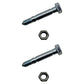Qty 2: 2-1/8" x 5/16" Shear Pin with Nut Fits John Deere Replaces AM122156