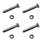 Qty 4: Shear Pin with Nut Fits Toro Replaces 3285-11