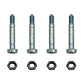 Qty 4: Shear Pin with Nut Fits Snapper Replaces 13865