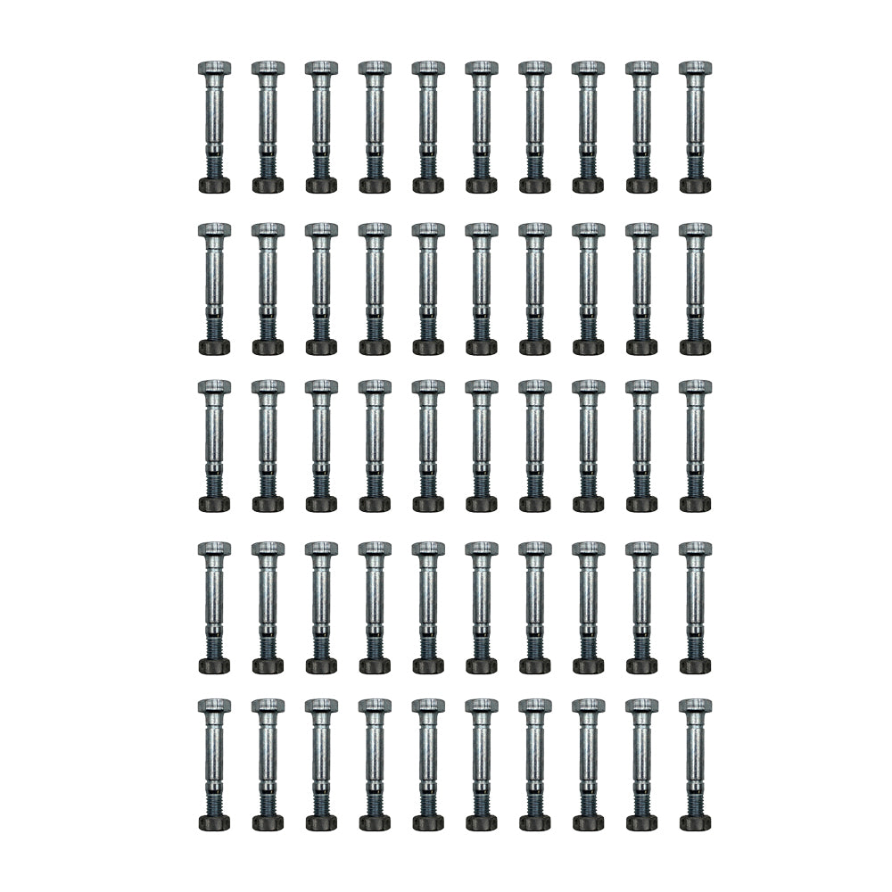 Qty 50: Shear Pin with Nut, 2-1/8" x 5/16" Fits Snapper Replaces 13865