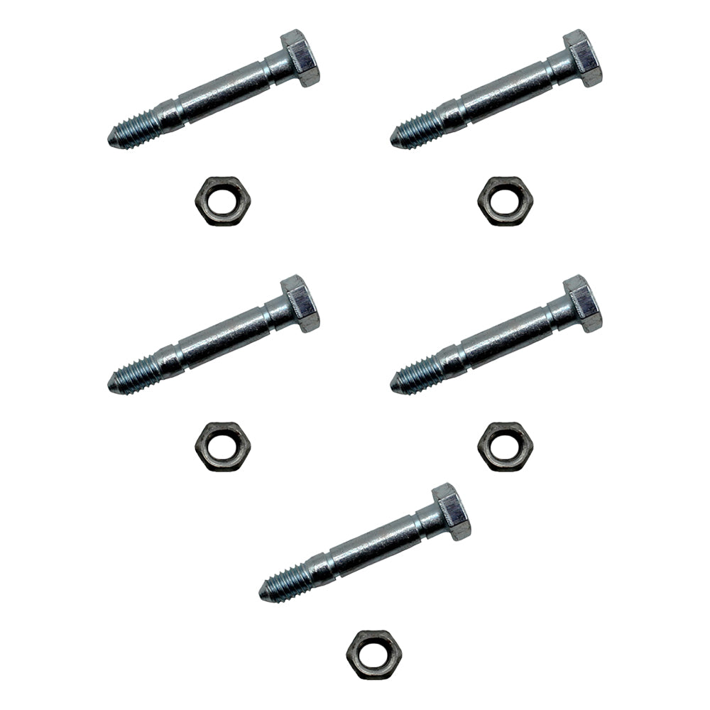 (Pack of 6) Shear Pin Bolt & Nut for Ariens 51001500, 510015, 01019500, 10195