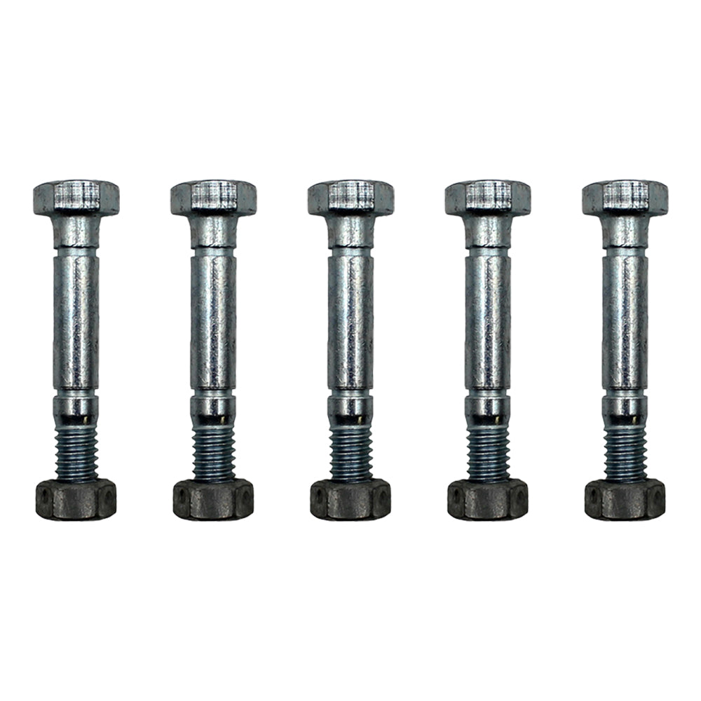(Pack of 5) Shear Pin Bolt & Nut for Ariens 51001500, 510015, 01019500, 10195
