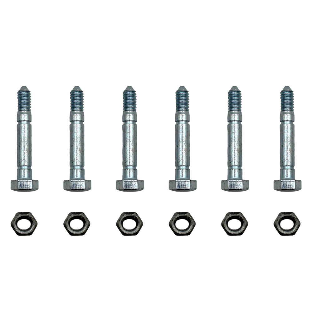 Qty 6: 2-1/8" x 5/16" Shear Pin with Nut Fits Ariens Replaces 51001500