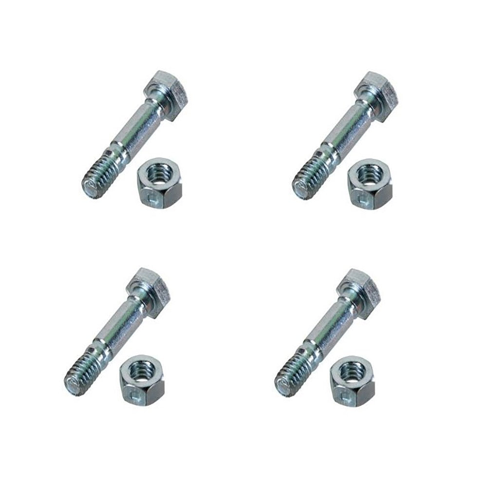 Qty 4: Shear Pin with Nut Fits Toro Replaces 3285-11-1.5inch
