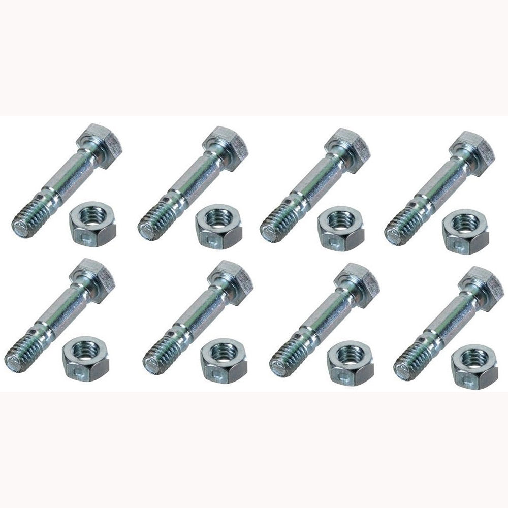 Qty 8: Shear Pin with Nut Fits Ariens Replaces 51001500-1.5inch