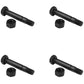 Set of (4) New 2" X 5/16" Shear Pins w/ Nuts Fits Ariens Models: ST420-ST924