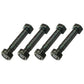 4 Pack Shear Pin Bolt & Lock Nut Fits Ariens 52100100 w/ 2" x 5/16" Thread Size