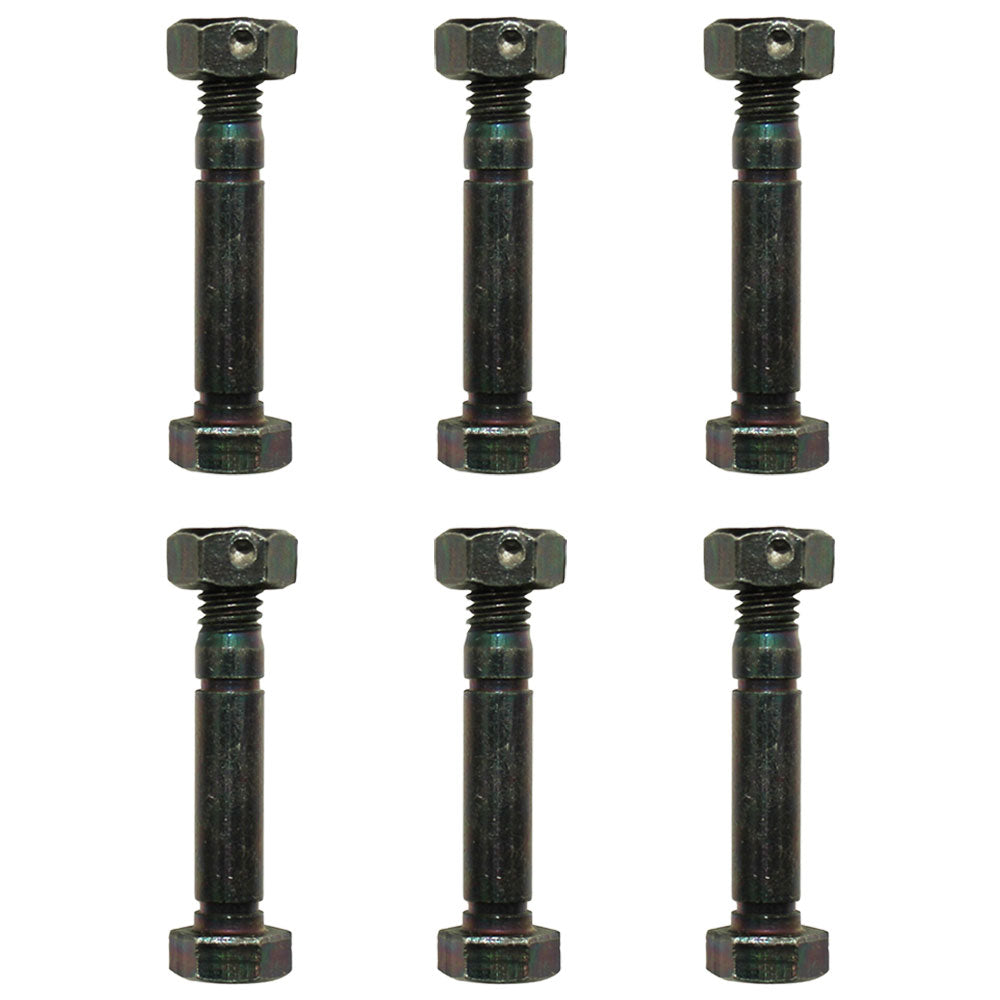 6 2" x 5/16" Shear Pins w/ Nuts Fits Ariens & Fits John Deere Snow Blower