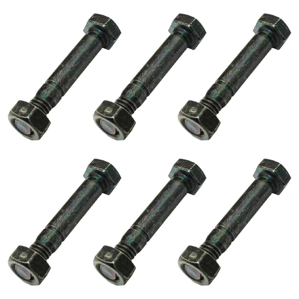 6 2" x 5/16" Shear Pins w/ Nuts Fits Ariens & Fits John Deere Snow Blower