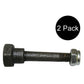 Qty 2: Shear Pin with Nut, 2" x 1/4" Fits Honda Replaces 90102-732-000