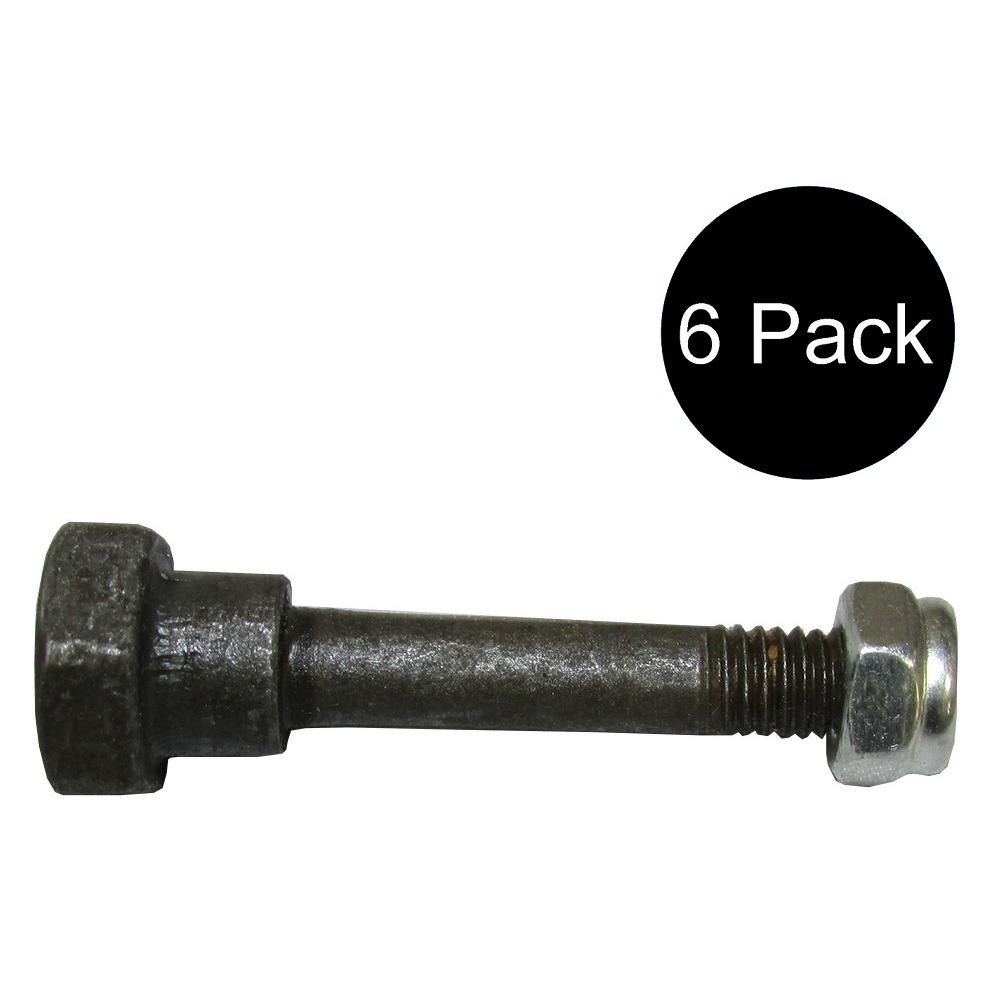 Qty 6: Shear Pin with Nut, 2" x 1/4" Fits Honda Replaces 90102-732-000