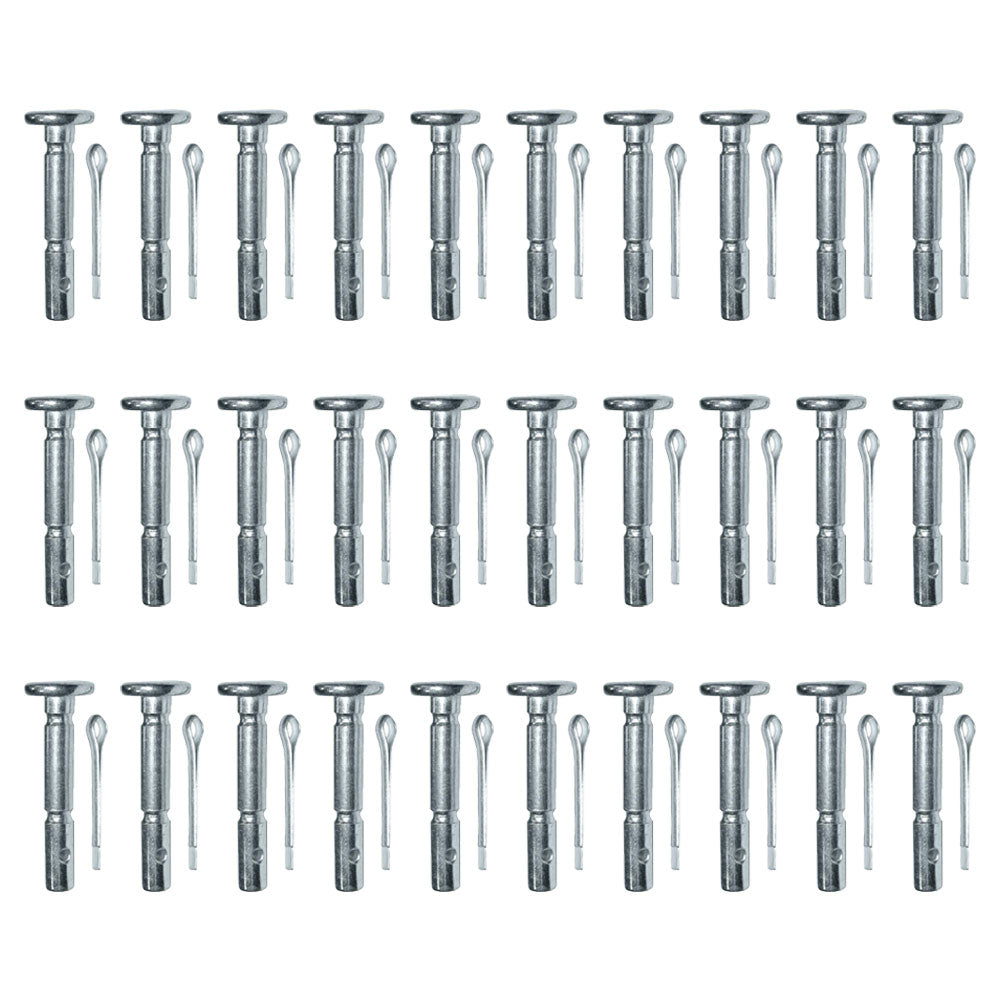 Qty 30: Shear Pins with Cotter Pin, 1-5/8" x 1/4" Fits RatioParts