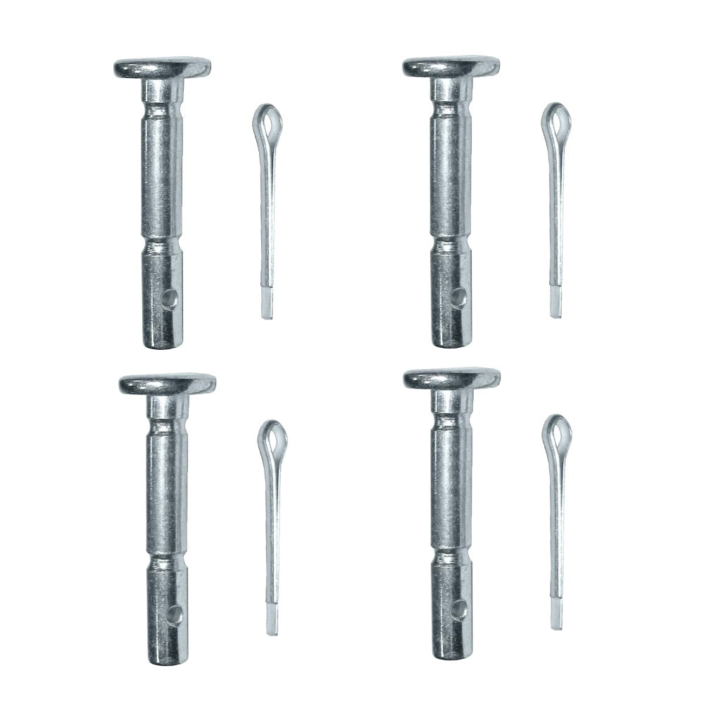 (4) Shear Pins 73804124A with (4) Cotter Pins 714-04040 fits MTD Snow Blowers