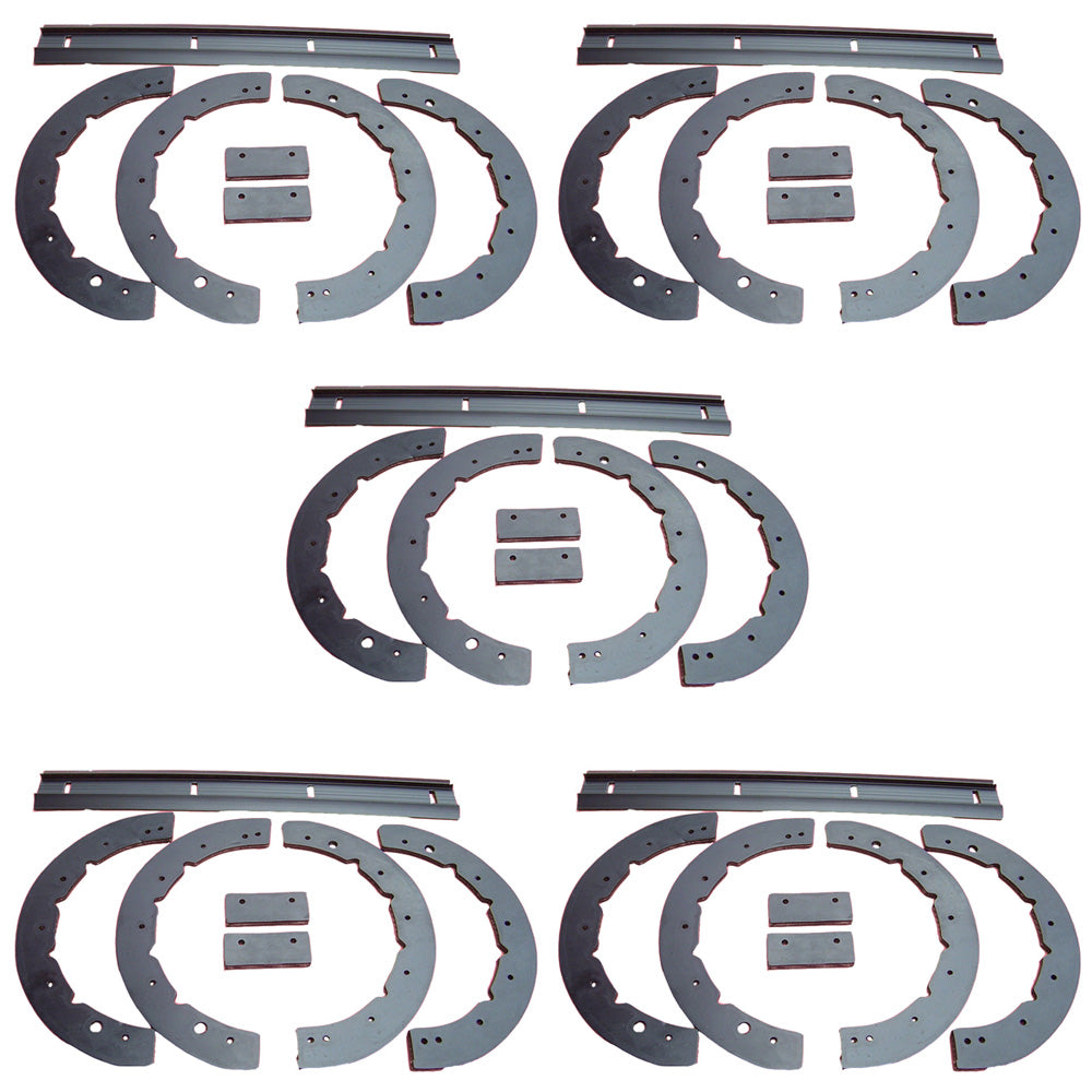 Qty 5: Snow Blower Paddle Set (6 pcs) w/ Scraper Bar Fits MTD Replaces 15687