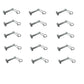 Qty 15: Shear Pins & Hair Pins Fits Bolens Replaces STW60-0042_x15