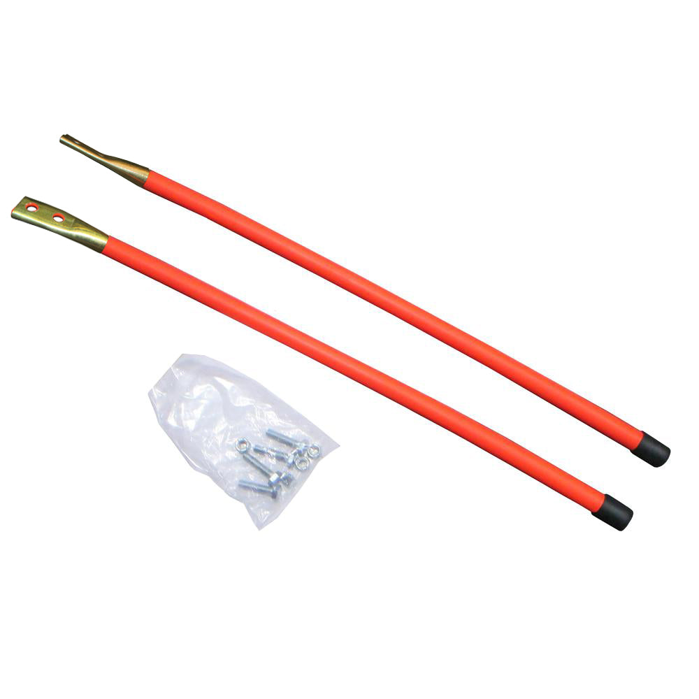 Qty 2: Pair of 24" Orange Blade Markers
 Fits Western Replaces 62595