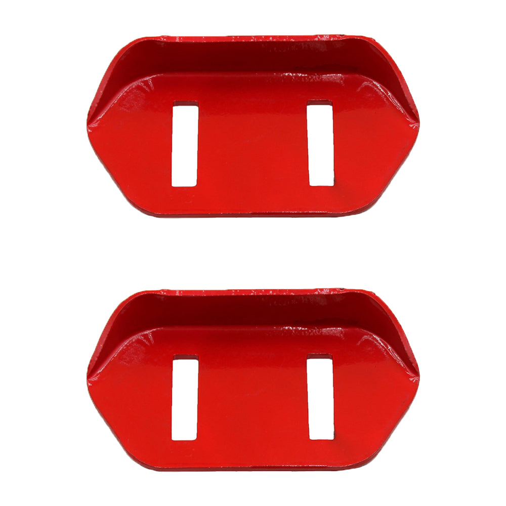 Set of Two (2) Red Skid Shoes Fits Toro Snowblowers Snowthrowers
