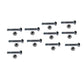 10 Pack Snow Blower Shear Pin and Nuts Fits MTD 710-0891 5/16" - 18 x 1-3/4"