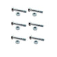 (6) Shear Pin w/Nut 1-3/4" x 5/16" Fits MTD with Auger Drive Snowblowers