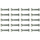 Qty 20: Shear Pin with Nut, 1-7/16" x 1/4" Fits Jacobsen Replaces 342449