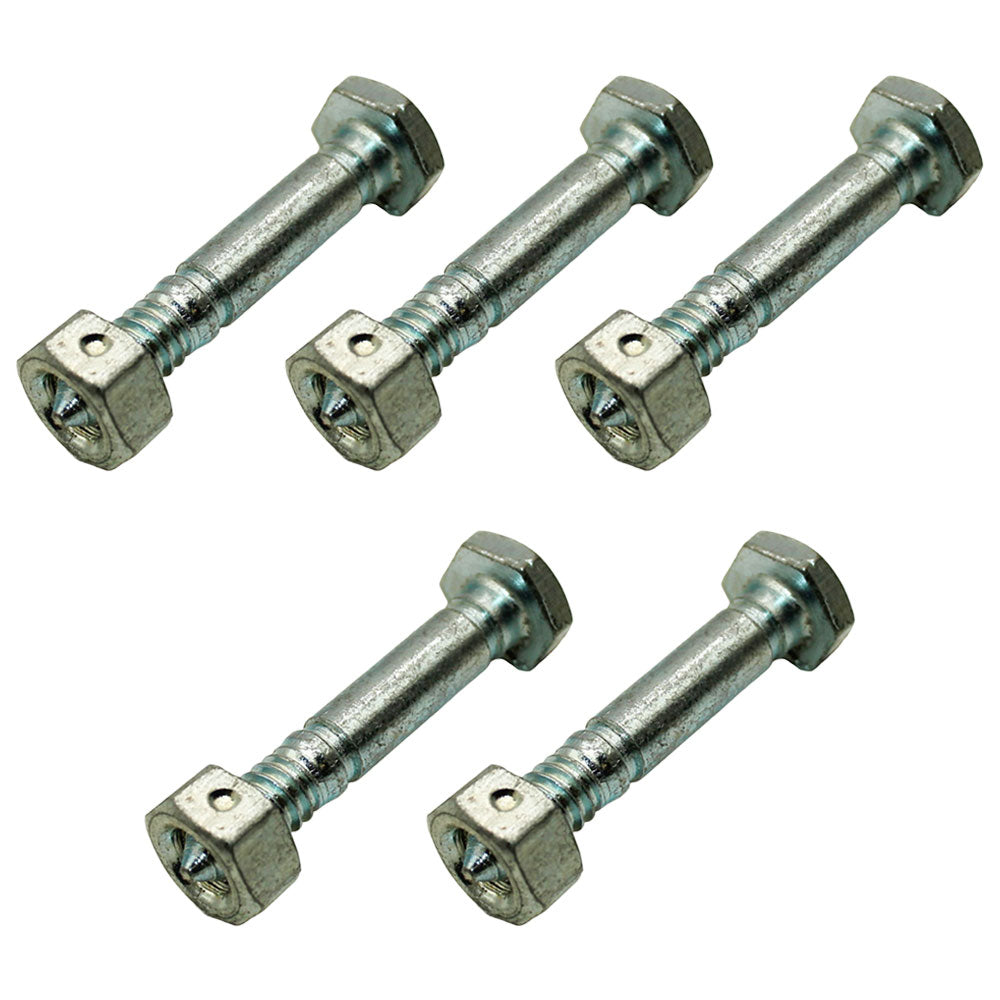 Set of (5) Snow Blower Shear Bolts Fits John Deere 524D 724D 826D 1332DDE