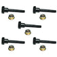 (5) 1-29/32" Shear Pin Bolt & Nut Fits Honda 90102-732-010  90144-SA0-000