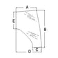 T0290-70773  LH Door Glass Fits Kubota Compact Tractor L3710 L4310 L4610