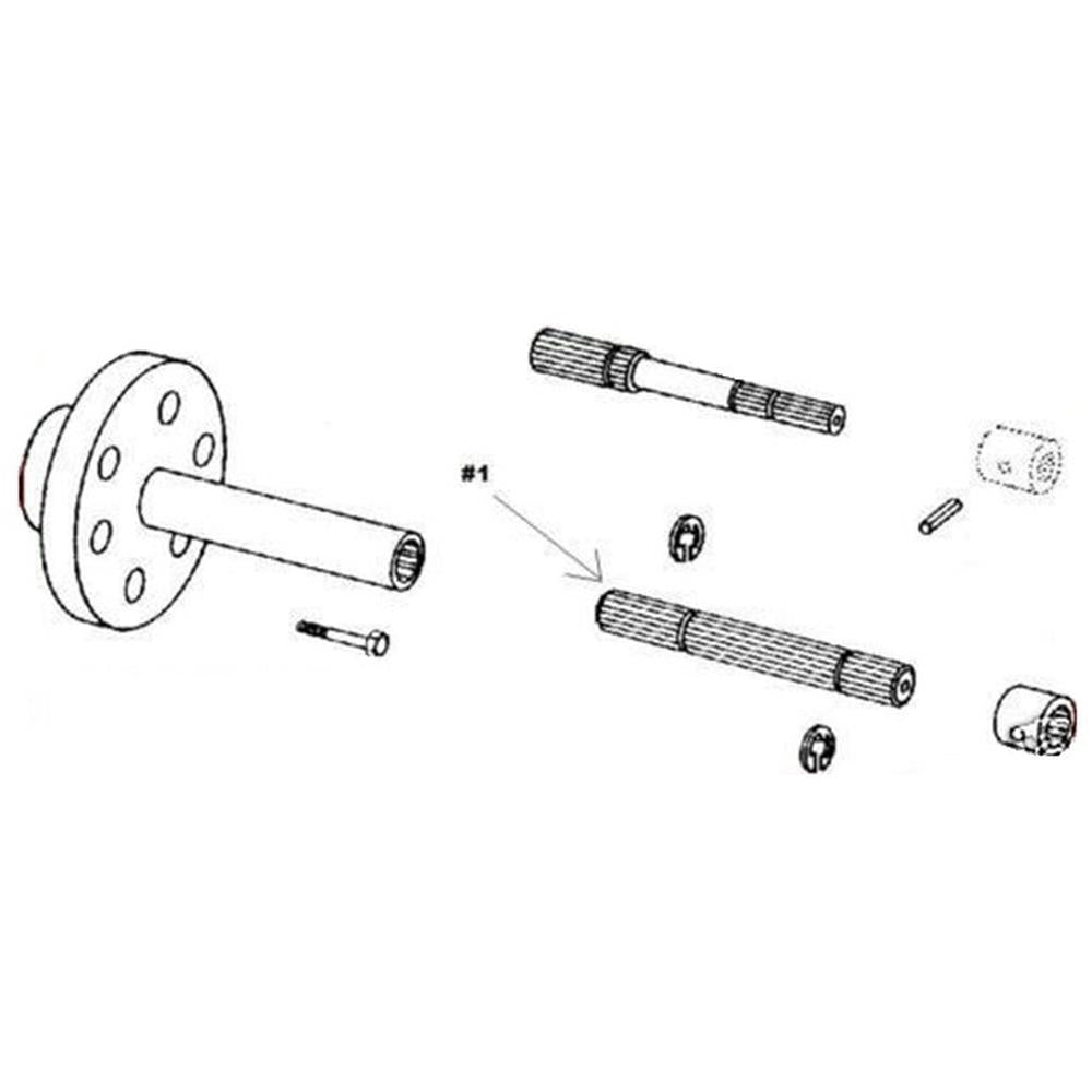T105547 Hydraulic Pump Drive Fits John Deere 350-B-C-D 400G 450-B-C-D-E