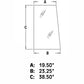 Upper Side Glass Fits John Deere Replaces CD16050