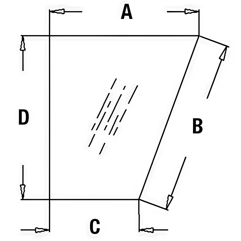 Cab Glass Side Window Lower - Right Hand Fits John Deere 310E 710D 300D 310D