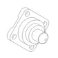 Front Axle Kingpin Fits John Deere Replaces L100237