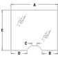Glass T191071 Fits John Deere 310G 310J 310SG