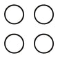 Qty. 4: O-Ring
 Fits Case/International Harvester Replaces 238-6223