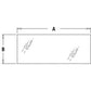 Cab Glass - Rear Window Lower Fits John Deere 410G 410J 315SG 310SJ 310G 310J 31