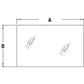 T242700 Rear Upper Glass Fits John Deere 310G 310J 410G 410J 710G 710J 315SG