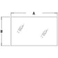 Rear Upper Glass Window Fits John Deere 310J 310K 310L 310L EP 310SJ