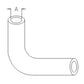 By-Pass Hose Fits John Deere Replaces T20277