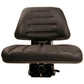 Black Seat with Trapezoid Backrest Fits 240 30E 360 375 390 398 399 40E 50E 1694