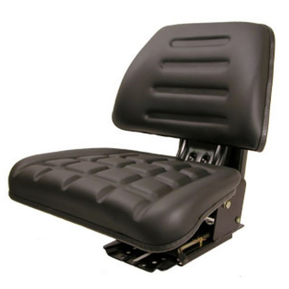Black Seat with Trapezoid Backrest Fits 240 30E 360 375 390 398 399 40E 50E 1694