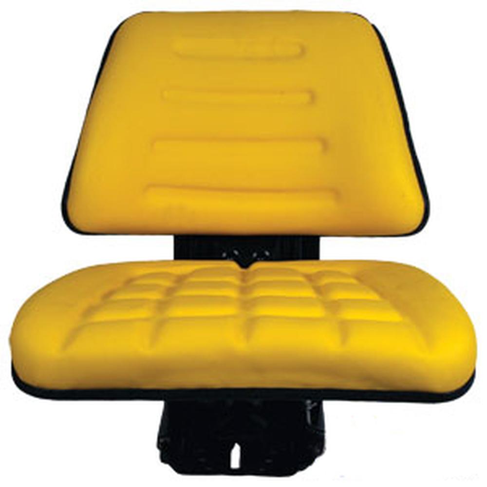 T222YL Yellow Tractor Suspension Seat Fits John Deere Fits Hesston Models