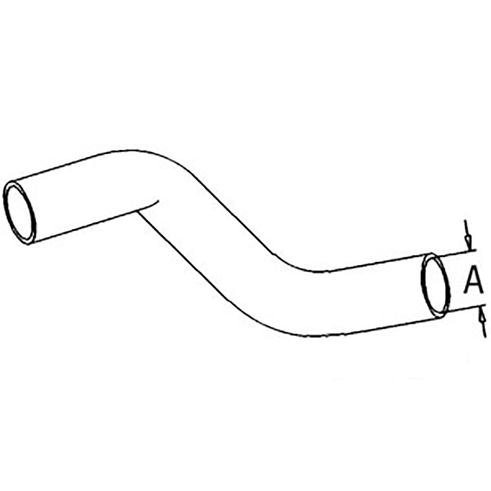 Top Radiator Hose Fits John Deere Replaces T23533