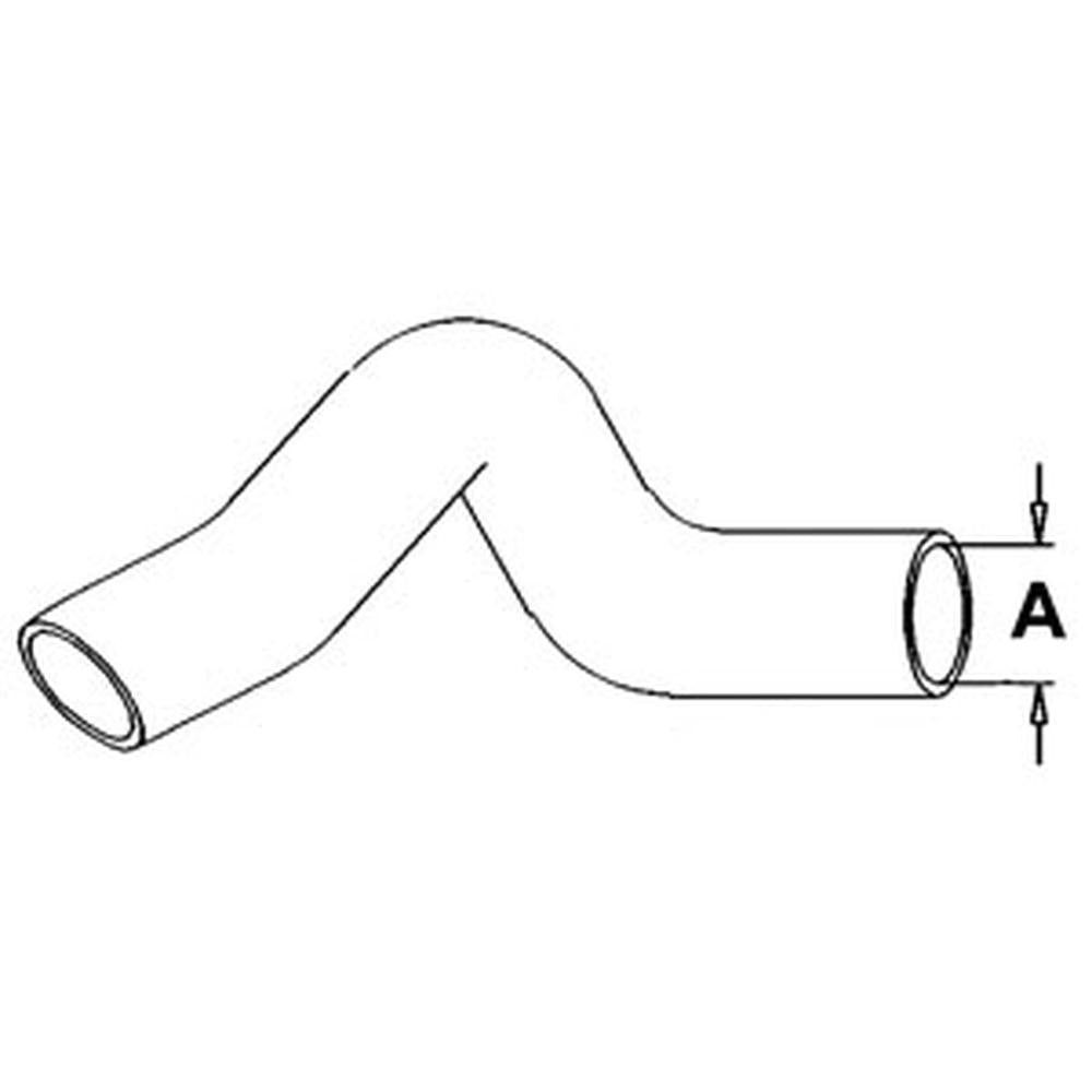 JDS5237-STR Upper Radiator Hose Fits John Deere 820 3 cylinder 830 3 cylinder