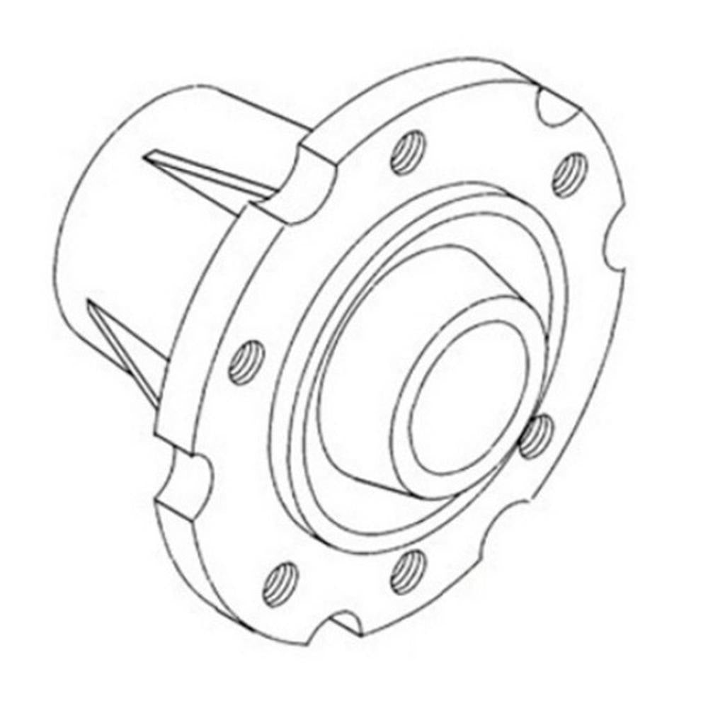 Front Wheel Hub - 6 Bolt Fits John Deere 820 830 1020 1520 2020 2030 2040 T25809