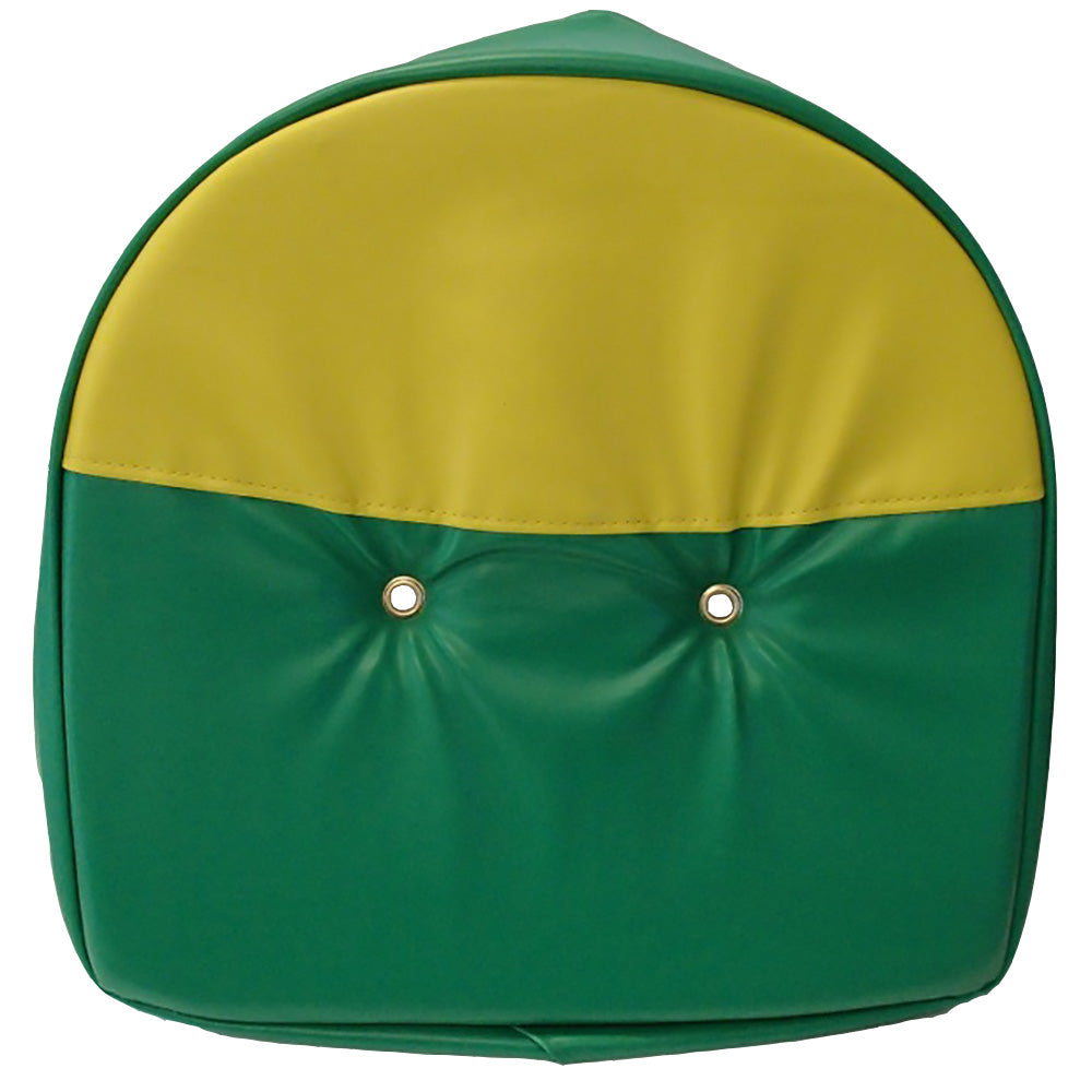 Seat Cushion, Green & Yellow Fits Universal Replaces T295GY