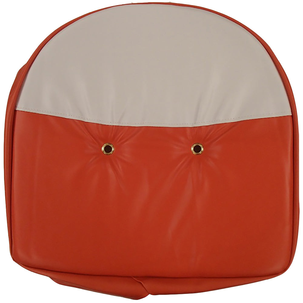 Universal Cushion Seat Cover Orange White For Mower Farm Tractor Fits Allis-Chal
