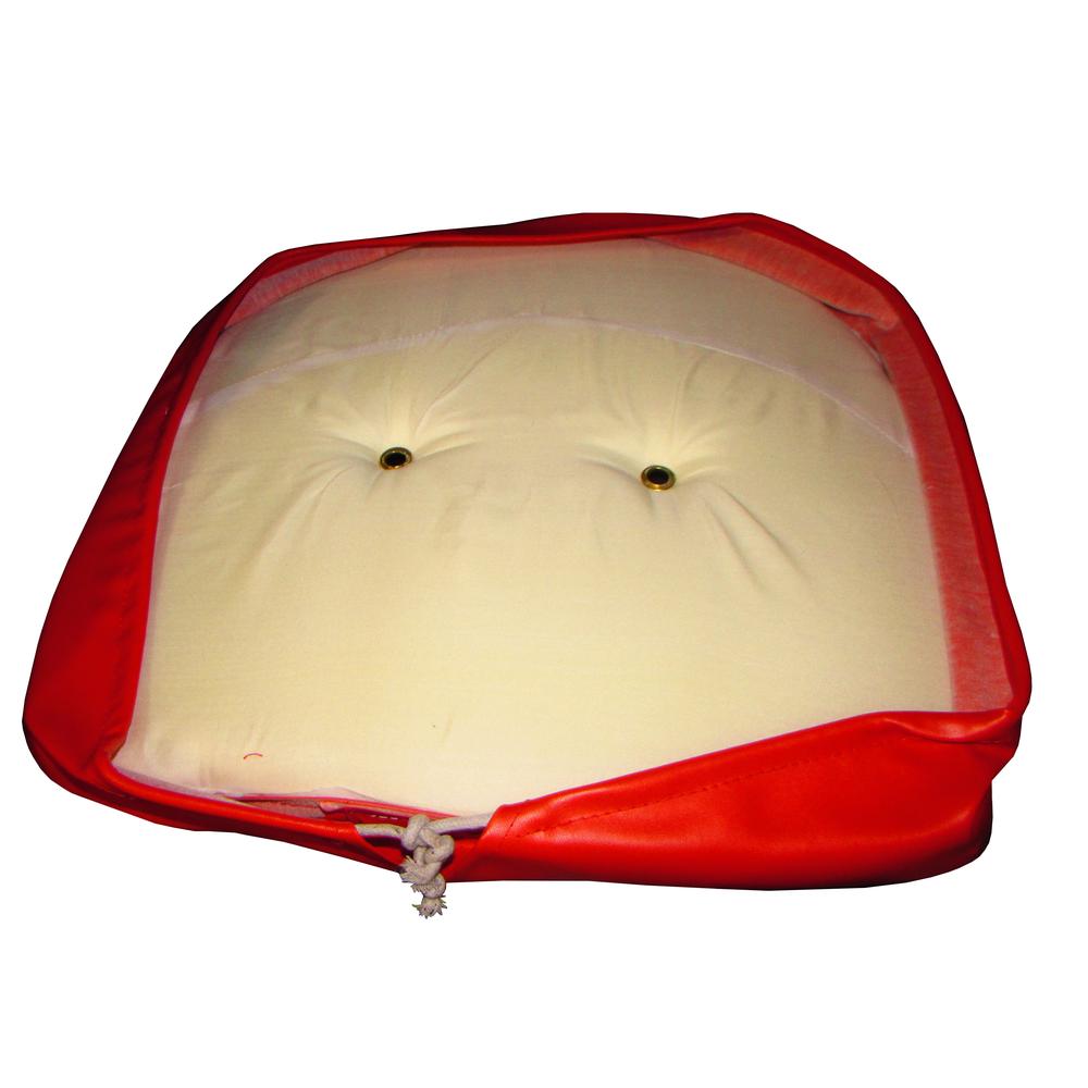 Orange and White Tractor Pan Seat Cover Universal Fits Ford Fits John Deere