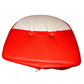 21" Cushion Seat Cover Red & White Fits IH Fits FARMALL Universal Mower & Farm T