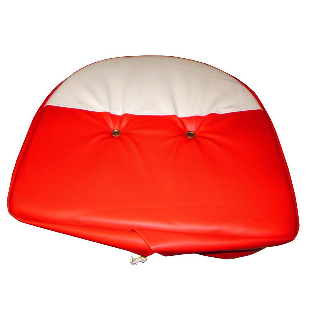 Universal Mower Farm Tractor Cushion Seat Cover Red & White Fits IH Fits