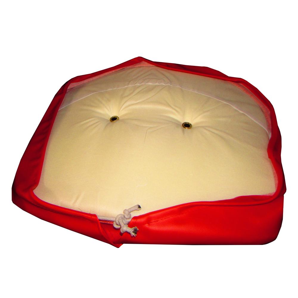 Universal Mower Farm Tractor Cushion Seat Cover Red & White Fits IH Fits