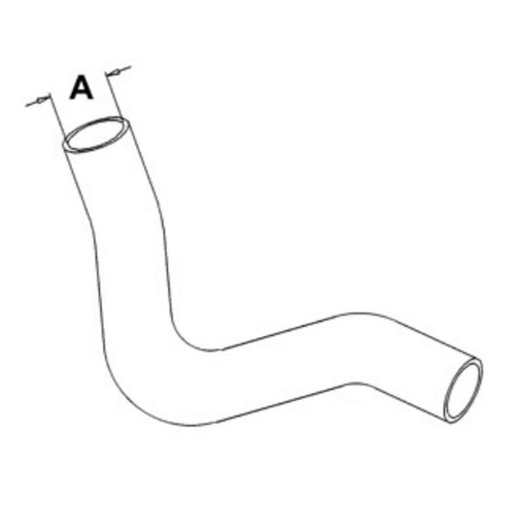 T33401 Upper Radiator Hose Fits John Deere Industrial & Construction Diesel 410